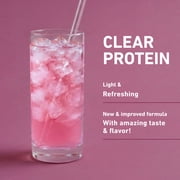 Isopure Clear Low Carb 100% Whey Protein Isolate Powder, Mixed Berry, 20g Protein, for Muscle Growth & Recovery, 14 Servings
