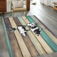 thumbnail image 3 of Farmhouse Animals Area Rug 4x6 Washable Rug Non Slip Vintage Wood Country Cow Pig Chicken Large Area Rug Indoor Floor Carpet for Entryway Bedroom Kitchen Living Room Home Office Dining Room Nursery, 3 of 8