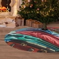thumbnail image 6 of Rateoe Tropical Vacation Essentials Print Christmas Tree Skirt 30" for Xmas Holiday New Year Party Circle Tree Mat Ornaments Decoration, 6 of 7