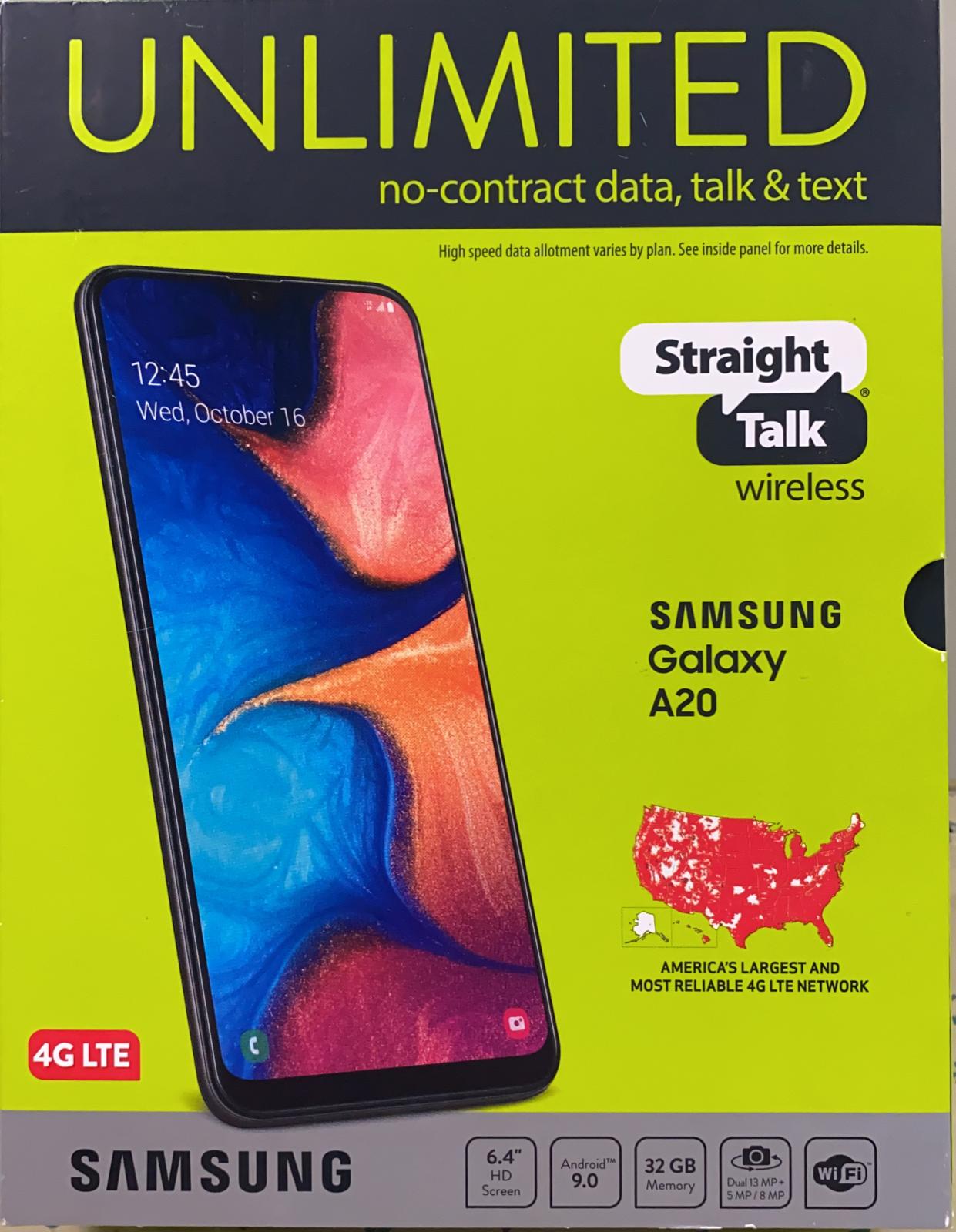 Samsung Straight Talk Galaxy A20, 32 GB Black - Prepaid Smartphone - image 11 of 11