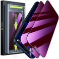 thumbnail image 1 of WSKEN for iPhone 17 Pro Max Privacy Screen Protector - Purple Gradient Anti Blue Light Eye Protection [Auto-Dust Removal] Shatterproof Tempered Glass, 1 of 6