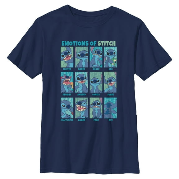Boys Lilo & Stitch Emotions of 626 T Shirt