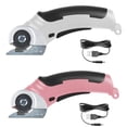 thumbnail image 2 of Electric Scissor Portable Cordless Rechargeable Electric Round Scissor Leather Paper Fabric ,For Comfortable Grip, 2 of 6