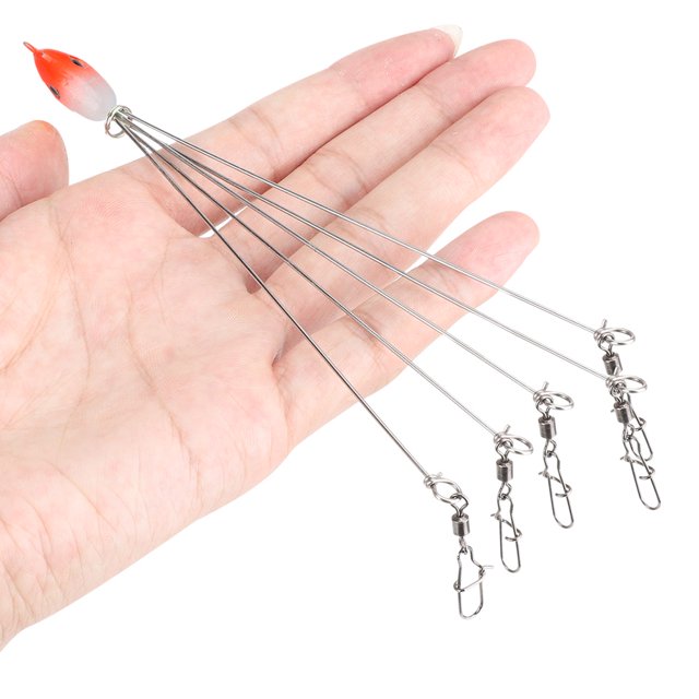 Accesorio para aparejos de pesca Jadeshay paraguas Alabama 5 brazos cebos tipo paraguas