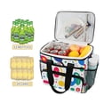 thumbnail image 2 of FORMRS Insulated Cooler Bag 24 Cans Capacity Soft Leakproof Lunch Box with Side Pockets, Colorful Round, 2 of 7