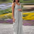 thumbnail image 4 of Baggy Overalls for Women Loose Fit Summer Casual Wide Leg Jumpsuits with Pockets Long Cargo Pants Oversized Rompers Gray M, 4 of 6