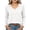 White, variant on akafmk Womens Long Sleeve Shirts V Neck Tops Casual Base Tee Shirt Tunic Tops Soft Fall Clothes, Size M