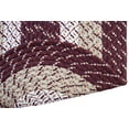 thumbnail image 3 of Better Trends 24"x 48"x 48" L-Shape Braided Rug 100% Polypropylene Durable and Stain Resistant Reversible Indoor Area Utility Rug, Country Stripe Collection - Burgundy Stripe, 3 of 5