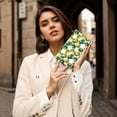 thumbnail image 7 of Leather Thin Slim Wallets for Women Men - cute bell Pepper Print Clutch Card Wallet for Women Men with Zipper, 7 of 7