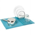 Mainstays Drying Rack and Microfiber Dish Drying Mat for Kitchen
