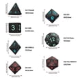 thumbnail image 1 of Adult Shimmering Blood 7 Dice Set Rpg Polyhedral Dnd Light Up Dice With Charging Box, 1 of 3