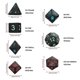 thumbnail image 2 of Juego de 7 dados poliédricos luminosos para adultos, ideales para juegos de rol y D&D. Incluye caja de carga., 2 of 4