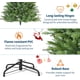 thumbnail image 4 of Prelit artificial christmas tree con 700 lights foldable stand on/off foot pedal ideal para para home party oficina (green) easy to assemble, 4 of 7