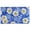 Blue Daisy Flower, variant on Blue Daisy Flower Lightblue Petals Pattern Door Rugs,Washable Non Slip Door Mats Indoor,Decorative Door Mats,Entry Mat Indoor for Entrance,Bedroom,Kitchen,Bathroom,17"x30"
