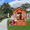 GoldenRed, variant on COCLUB Wooden Playhouse with Grill & Oven, Realistic Backyard 3-in-1 BBQ Playhouse for Kids Ages 3-8, Outdoor Toy Gift for Boys Girls, Interactive Fun Play Set