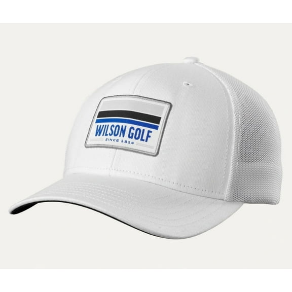 Wilson Staff 1914 Snapback Hat (White, Adjustable) Golf Cap 2025 NEW