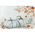 thumbnail image 1 of Bath Mat for Bathroom Pumpkin Fall Leaf Thanksgiving Rugs Shower Mats Memory Foam Rug Non Slip Floor Small Carpet Soft Light Absorbent Washable for Home Hotel Decor 15.7 X 23.6 inch, 1 of 6