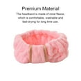 thumbnail image 4 of Sonducket Bandas para el cabello Banda elástica para el sudor de cara Diadema de vellón de coral Artículos para el hogar para maquillaje de spa Type3 NO3 Sonducket AP010837-09, 4 of 6
