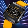 thumbnail image 3 of SKMEI Unisex Digital Watch with Dual Time Zone, 30M Water Resistance, Green Backlight, Precision Stopwatch, and Smart Alarm Features for Enhanced Time Management and Productivity., 3 of 7