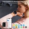 thumbnail image 7 of FPZMIU 1.83" Display Smart Watch, High-Definition Fitness Watch with Always-On Touchscreen for Men Women, Pink, 7 of 7