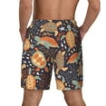 thumbnail image 2 of Lsque Mens Swim Trunks Turtles and Sea Plants Pattern - Bathing Suit Compression Liner - Beach Swim Shorts Swimwear - (S-3XL) - Stretch Quick Dry -Large, 2 of 9