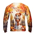 thumbnail image 2 of Happy Thanksgiving Cavalier King Charles Spaniel Give Thanks Fall Beanie Scarf Welcome All Over Print 3D Sweatshirt Unisex Merch Dog Lover Gifts - 00020, 2 of 6