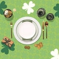 thumbnail image 2 of Spring Tablecloth 60" Round,Green Leaf Waterproof Tablecloth,Washable Table Cloth for Dinner Party Decoration, 2 of 5
