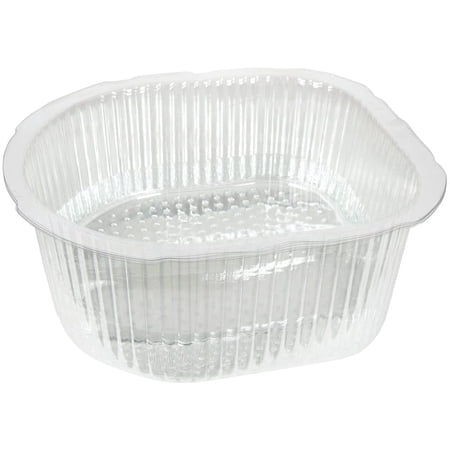 ForPro Universal Pedi Bath Liners 50% THICKER - Fit Footsie Bath Plus Foot Bath, Disposable Pedicure Foot Tub Liners for Foot Spa Basins & Foot Bath Soaks, 14.5” W x 12.5” L x 6” D, Clear, 100-Count