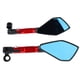 thumbnail image 4 of Espejos retrovisores laterales de aleación de aluminio duraderos Espejos laterales para motocicletas universales para vehículos eléctricos y motocicletas Rojo, 4 of 14