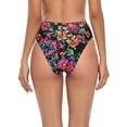 thumbnail image 6 of RELLECIGA Women's High Cut High Waisted Bikini Bottom, 6 of 7
