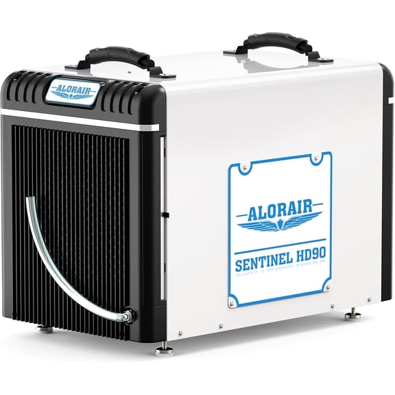 ALORAIR Basement/Crawl Space Dehumidifiers 198 Pint (Saturation), 90 PPD (AHAM), Listed, Auto Defrosting System, Commercial Dehumidifier