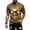 Army Green, variant on Halloween T Shirts for Men Short Sleeve Crewneck Casual Skull Graphic Tee Shirt
