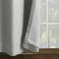 thumbnail image 4 of Better Homes & Gardens Solid Herringbone Blackout Curtain Panel, 1 Panel, Silver, 50" W x 84” L, 4 of 6