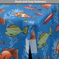 thumbnail image 4 of Marine Dog Crate Cover, Depiction of Colorful Fishes and Seaweeds on Background in Ocean, Easy to Use Pet Kennel Cover Small Dogs Puppies Kittens, 7 Sizes, Sea Blue and Multicolor, by Ambesonne, 4 of 6