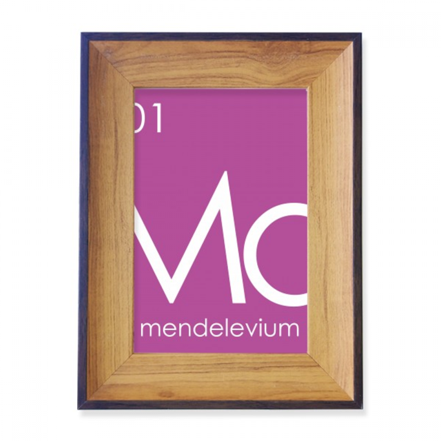Chestry Elements Period Table Actinide Mendelevium Md Photo Frame Exhibition Display Art Desktop Painting