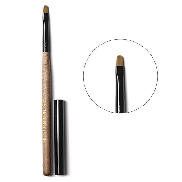 Nail Liner Brush Reusable Anti-Slip Convenient Drawing Liner Brush DIY Fine Details Manicure Tools for Lady