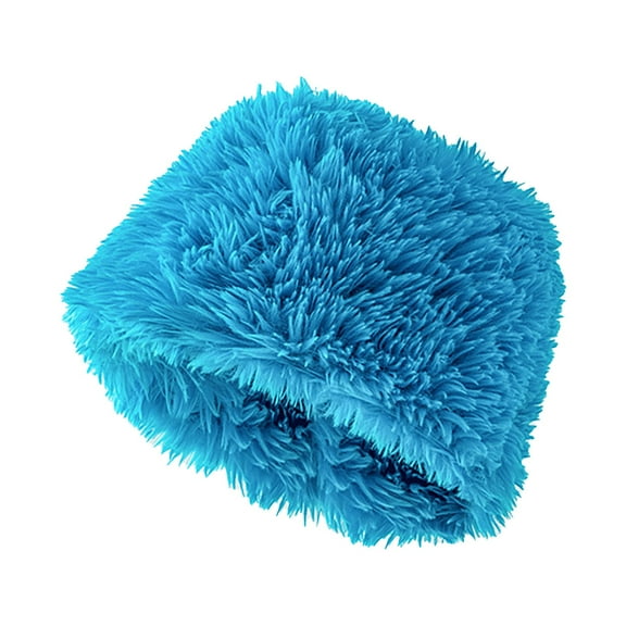 LIZENG Clearance Plush Fisherman Hat Lightweight Polyester Warm Furry Bucket Hat Solid Color Winter Cap for Women’s Autumn and Winter Fashion Insulated Fluffy Outdoor Hat Tail-Friendly Compact Tra