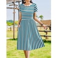 thumbnail image 5 of Zeagoo Floral Casual Dresses Modest Tshirt Dress Aline Midi Dress Floral Boho Sundress with Pockets Cotton Ladies Summer Dress Travel Dress Holiday Dresses, 5 of 6