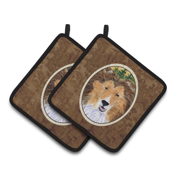 Sheltie Pair of Pot Holders