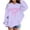 Purple, variant on WOYY Toddler Girl's Hoodie Letter Bow Print Hooded Sweatshirt Pullover Top, Sizes 3-4T