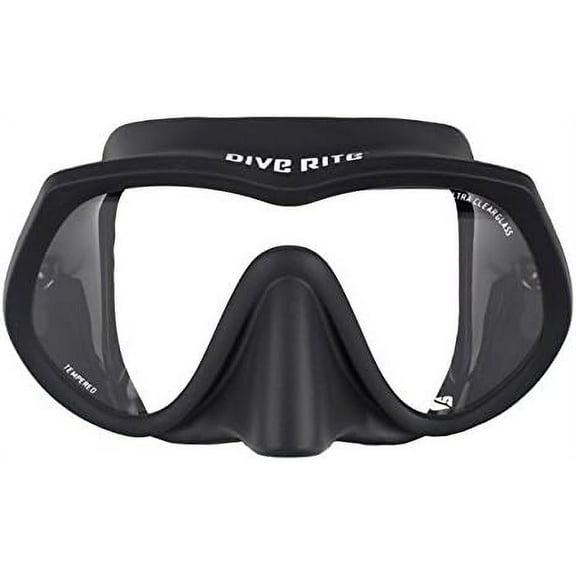 Dive Rite UltraClear Frameless Mask, Black