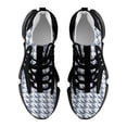 thumbnail image 5 of Aesthetic Distant Blue And White Ripple Walking Shoes for Men Woman Lightweight Tennis Fashion Elastic Sports Shoes Cushion Basketball Shoes, 5 of 7