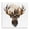 Deer Woodland Silhouette, variant on Stupell Industries Farmhouse Moose Forest Silhouette Canvas Art, 17 x 17, by LSR Design Studio