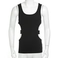thumbnail image 3 of iixpin Débardeur Homme Compression Athlétique T-Shirt Gilet Rave Clubwear Type B TG, 3 of 7