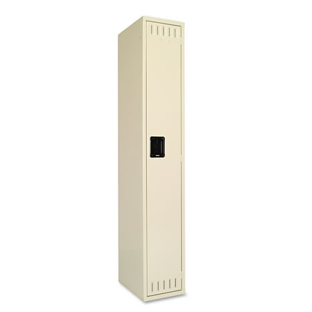 - Tennsco Single Tier Locker, 12w x 18d x 72h, Sand