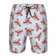 thumbnail image 3 of Balery Cartoon Lobsters 1 Traje de Baño Estilo Hawaiano para Hombre, Shorts de Secado Rápido con Bolsillos-Large, 3 of 6