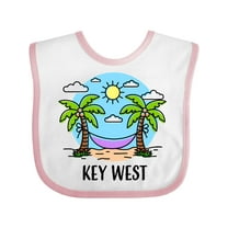 Inktastic Summer Vacation in Key West Boys or Girls Baby Bib