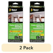 (2 pack) Duck Max Strength 84 in. x 120 in. Rolled Insulation Film Window Kit, Fits Patio Door/XL Window