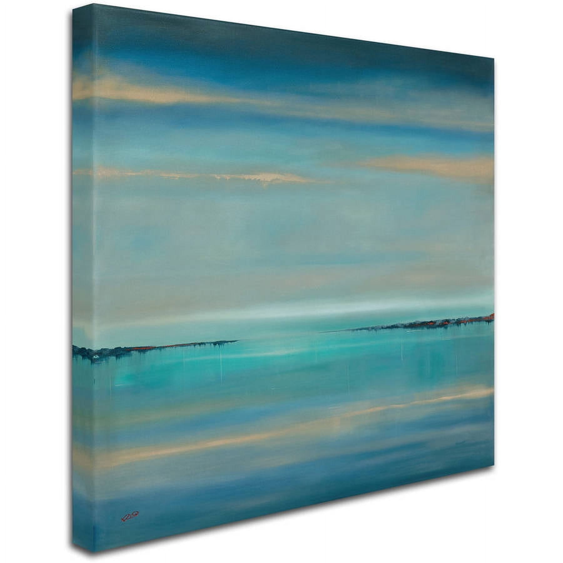 Trademark Fine Art "The Line of Time" Canvas Art by Rio