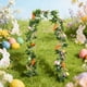thumbnail image 5 of Guirnalda artificial de Pascua, guirnalda verde con huevos de Pascua, guirnalda floral para C, 5 of 7